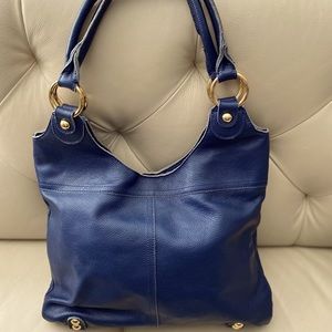 Soft, plush Linea Pelle shoulder bag